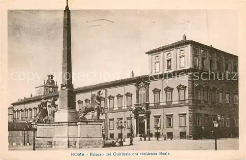 AK / Ansichtskarte Roma__Rom_IT Palazzo del Quirinale ora residenza Reale 