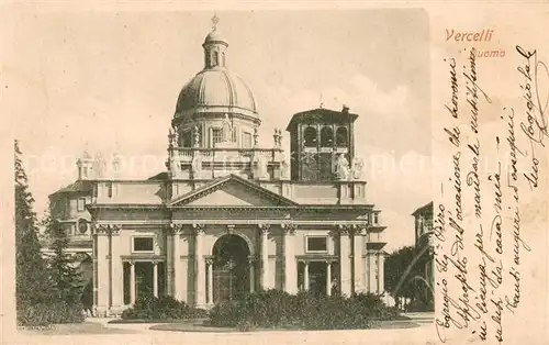 AK / Ansichtskarte Vercelli_IT Duomo 