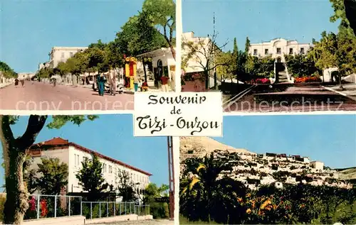 AK / Ansichtskarte Tizi Ouzou_Algerie Avenue Abane Ramdane La Sous Prefecture Le College Moderne Village Kabyle 