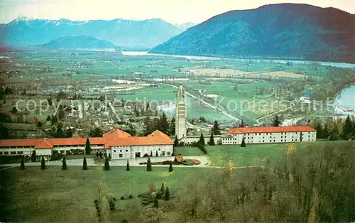 AK / Ansichtskarte Fraser_Valley_Mission_British_Columbia_Canada Westminster Abbey and Seminary of Christ the King 