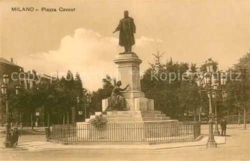 AK / Ansichtskarte Milano_Mailand_IT Piazza Cavour 