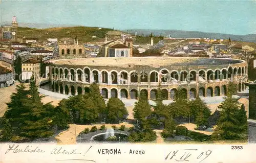 AK / Ansichtskarte Verona__Veneto_IT Arena 