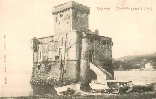 AK / Ansichtskarte Rapallo_IT Castello 