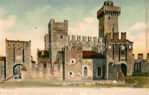 AK / Ansichtskarte Sirmione_Lago_di_Garda Castello Sirmione_Lago_di_Garda