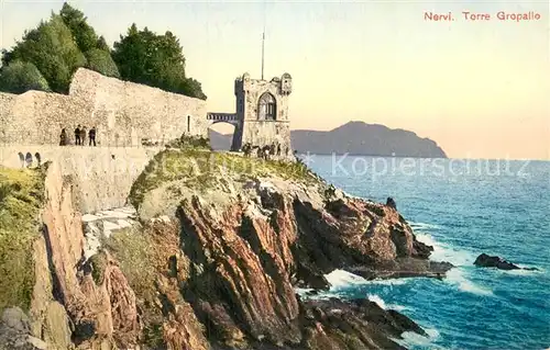 AK / Ansichtskarte Nervi_Genova_Genua_Liguria Torre Gropallo 