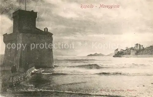 AK / Ansichtskarte Rapallo_IT Mareggiata 