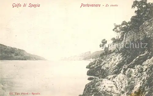 AK / Ansichtskarte Portovenere_Porto Venere_IT Golfo di Spezia Lo stretto 