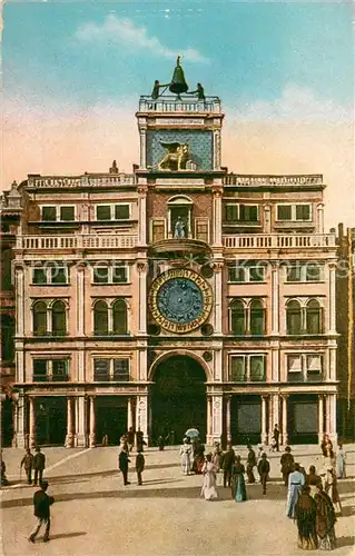 AK / Ansichtskarte Venezia_Venedig Torre del Orologia Venezia Venedig