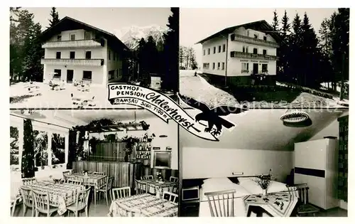 AK / Ansichtskarte Ramsau_Dachstein_Steiermark Gasthof Pension Adlerhorst Teilansichten Ramsau_Dachstein