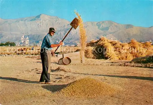 AK / Ansichtskarte Lasithi_Lassiti_Crete_Greece Das Schwingen 