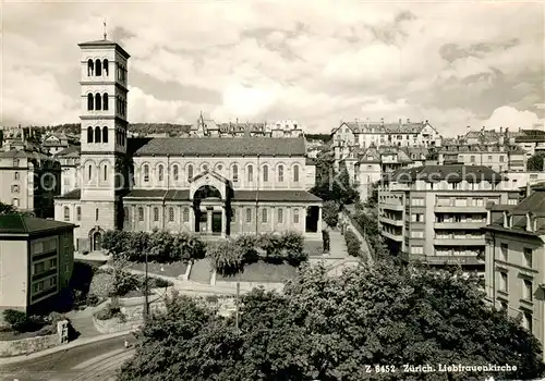 AK / Ansichtskarte Zuerich_ZH Liebfrauenkirchen Aussenansicht Zuerich_ZH