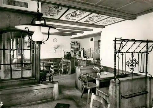 AK / Ansichtskarte Zuerich_ZH Restaurant Hirschberg Innenansicht Zuerich_ZH