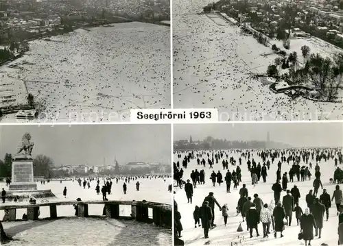 AK / Ansichtskarte Zuerich_ZH Fliegeraufnahme Seegfroerni Zuerich_ZH