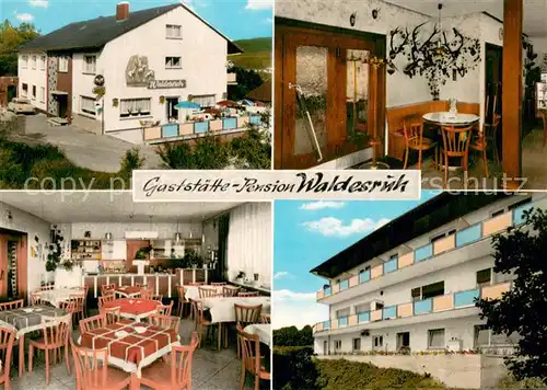 AK / Ansichtskarte Bad_Soden Salmuenster Gaststaette Pension Waldesruh Teilansichten Bad_Soden Salmuenster