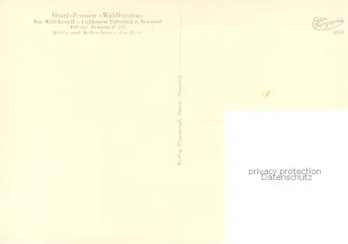 AK / Ansichtskarte Ehlscheid Hotel Pension Waldfrieden Innenansichten Ehlscheid