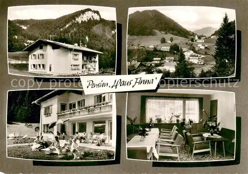AK / Ansichtskarte Tiefenbach_Oberstdorf Pension Haus Anna Teilansichten Tiefenbach_Oberstdorf