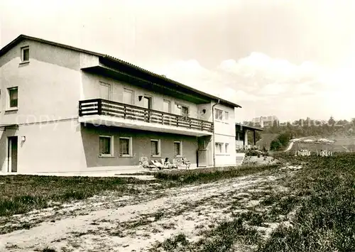 AK / Ansichtskarte Hofheim_Unterfranken Gasthof Pension Burgblick Aussenansicht Hofheim Unterfranken