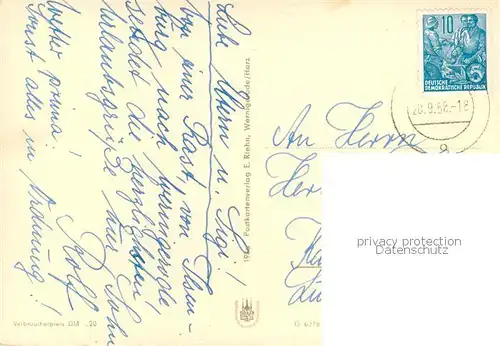 AK / Ansichtskarte Oehrenfeld_Harz Konsum Raststaette Oehrenfeld Harz