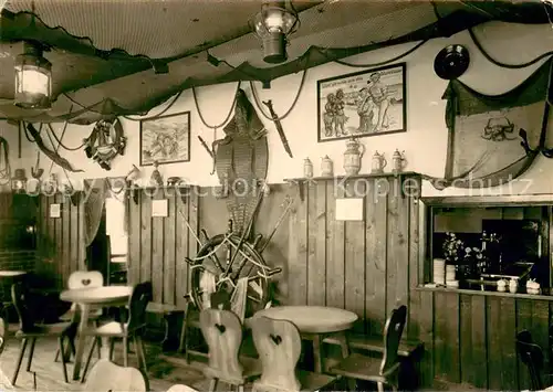 AK / Ansichtskarte Kuehlungsborn_Ostseebad Sturmklause Gaststube Kuehlungsborn_Ostseebad