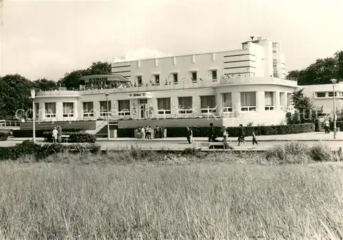 AK / Ansichtskarte Warnemuende_Ostseebad HO Gaststaette Kurhaus Warnemuende_Ostseebad