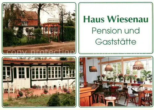 AK / Ansichtskarte Prerow_Ostseebad Haus Wiesenau Pension Gaststaette Prerow_Ostseebad