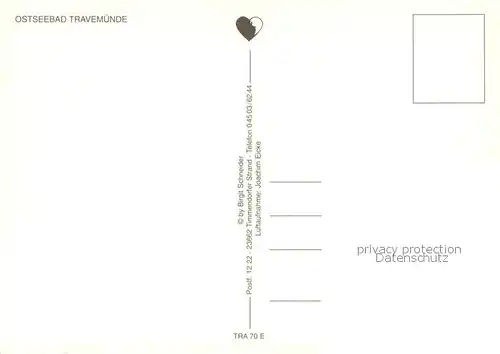 AK / Ansichtskarte Travemuende_Ostseebad Kuestenpanorama Hotel Hafen Segelschiff 4 Master Travemuende_Ostseebad