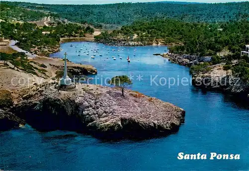 AK / Ansichtskarte Santa_Ponsa_Mallorca_Islas_Baleares Fliegeraufnahme Santa_Ponsa