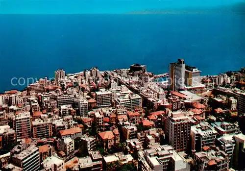 AK / Ansichtskarte Beyrouth_Libanon Fliegeraufnahme 
