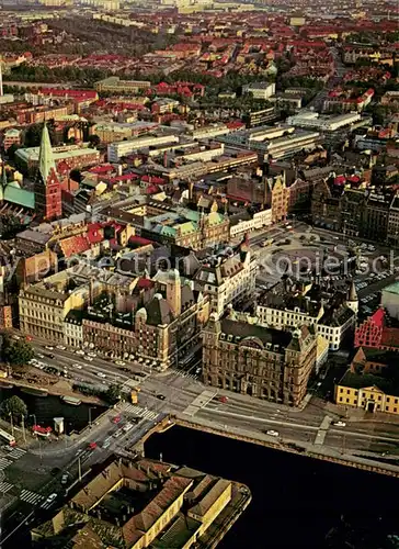 AK / Ansichtskarte Malmoe_Sweden City Fliegeraufnahme 