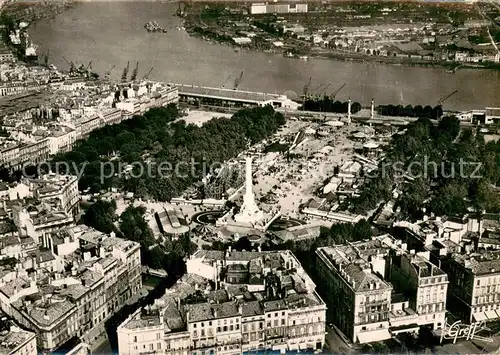 AK / Ansichtskarte Bordeaux_33 Vue aerienne Le Monument des Girondins 