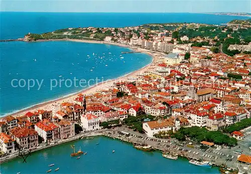 AK / Ansichtskarte Saint Jean de Luz Vue aerienne Le Port Saint Jean de Luz
