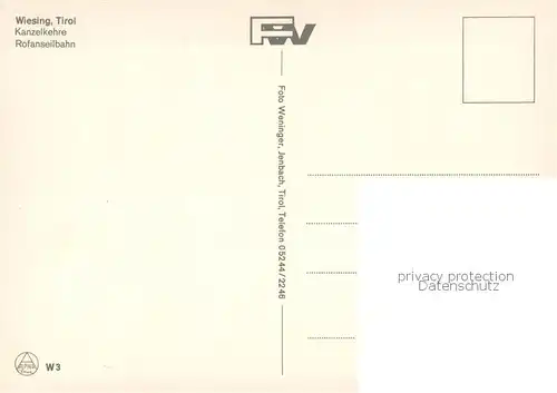 AK / Ansichtskarte Wiesing_Tirol Kanzelkehre Rofanseilbahn Kirche Wiesing Tirol