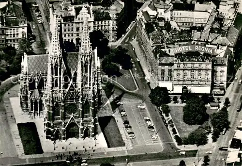 AK / Ansichtskarte Wien_AT Hotel Regina Kremslehner Fliegeraufnahme 