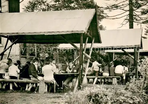 AK / Ansichtskarte Baerenstein_Annaberg Buchholz Garten der Berggaststaette Baerenstein