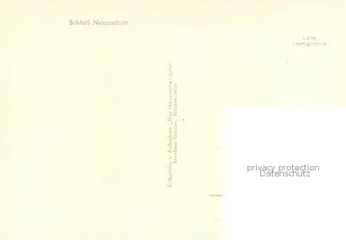 AK / Ansichtskarte Neuenstein_Wuerttemberg Schloss Neuenstein Neuenstein_Wuerttemberg