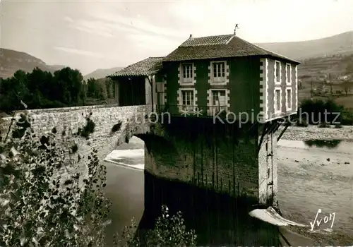 AK / Ansichtskarte Millau_Aveyron Le vieux moulin sur le Tarn Millau_Aveyron