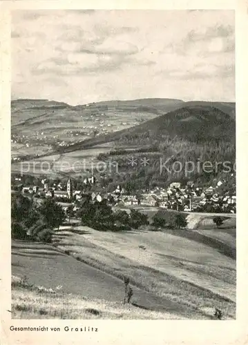 AK / Ansichtskarte Graslitz_Kraslice_CZ Panorama 