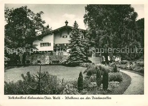 AK / Ansichtskarte Liebenstein__Bad_Thueringen Klubhaus an der Friedensallee 
