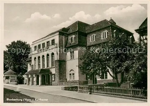 AK / Ansichtskarte Blankenburg_Harz Kurtheater Blankenburg_Harz