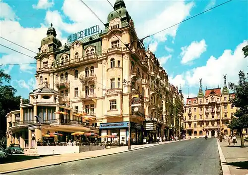 AK / Ansichtskarte Marianske_Lazne Allee der Gewerkschaftler Marianske_Lazne