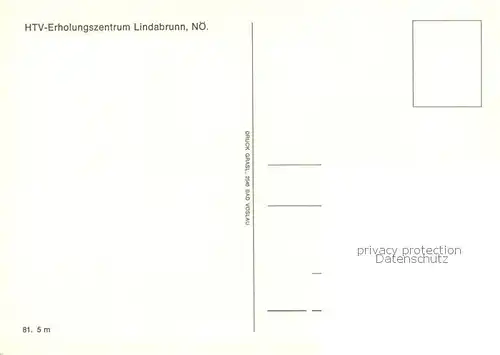 AK / Ansichtskarte Lindabrunn_Enzesfeld HTV Erholungszentrum Kegelbahn Hallenbad Zimmer 