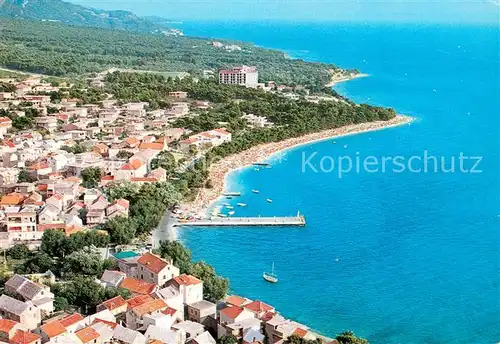 AK / Ansichtskarte Baska_Voda_Croatia Fliegeraufnahme 