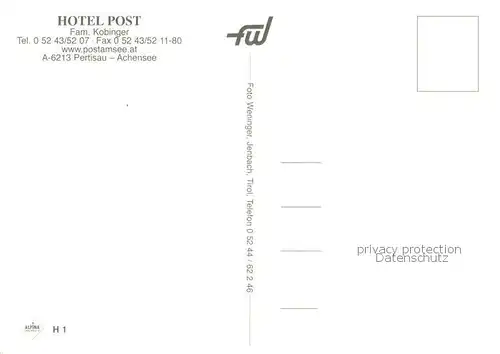 AK / Ansichtskarte Pertisau_Achensee Hotel Post Pertisau Achensee