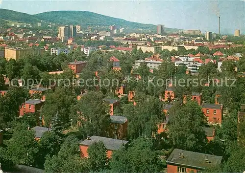 AK / Ansichtskarte Gottwaldov_Zlin_CZ Hahradni charakter mesta je dobre patmy y pohledu od ctvrti Padelky 