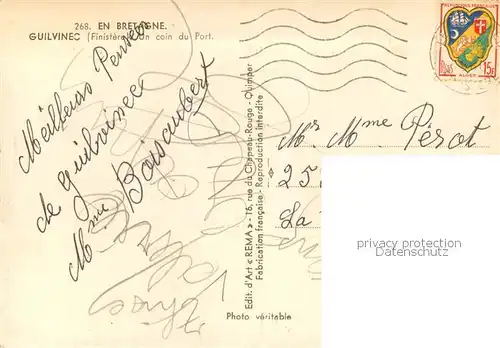 AK / Ansichtskarte Guilvinec_29_Quimper On coin du Port 