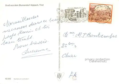 AK / Ansichtskarte Alpbach Ortspartie Alpbach