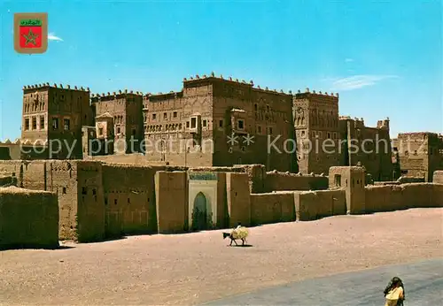 AK / Ansichtskarte Quarzazate La Alcazaba decorada 