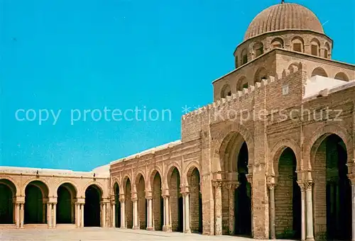AK / Ansichtskarte Kairouan_Qairawan_Tunesie Moschee Aussenansicht des Gebetsraumes Exterieur de la salle des prieres Grande Mosquee 