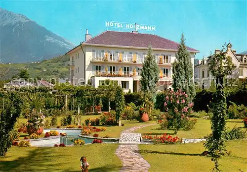 AK / Ansichtskarte Meran_Merano Hotel Holzmann Parkanlagen Meran Merano