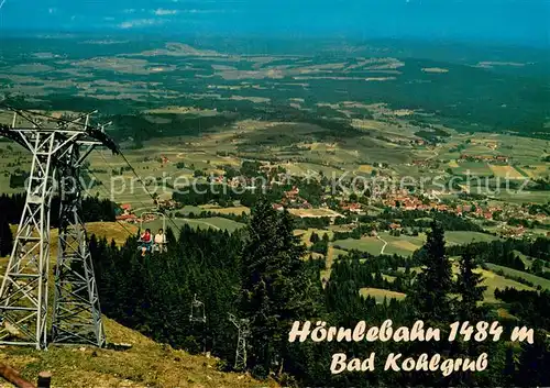 AK / Ansichtskarte Bad_Kohlgrub Hoernlebahn Panorama Blick ins Tal Huber Karte Nr 8903 Bad_Kohlgrub